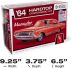 1964 Mercury Marauder Hardtop 1/25 1/25 Kit de montar AMT 1294
