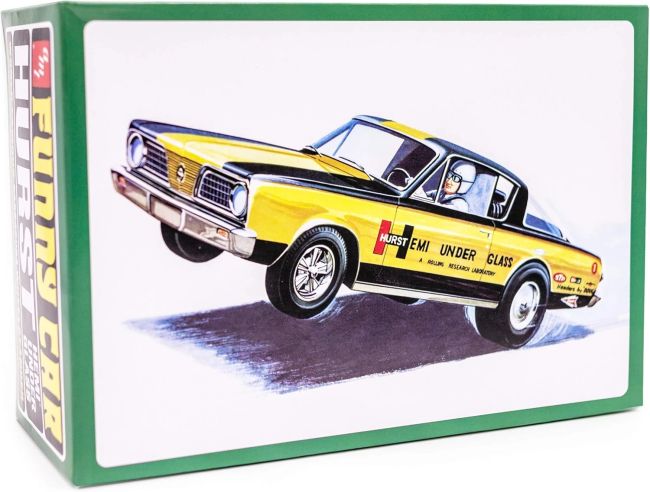1966 Plymouth Barracuda Hurst Hemi Under Glass 1/25 Kit de montar AMT 1153