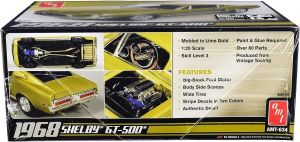 1968 SHELBY GT-500 1/25 Kit de Montar AMT 634