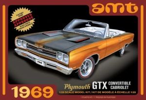 1969 Plymouth GTX Convertible Cabriolet 1/25 Kit de montar AMT 1137