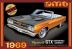 1969 Plymouth GTX Convertible Cabriolet 1/25 Kit de montar AMT 1137