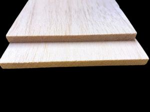 2X Chapa madeira balsa de 6.3mm x 7,5cm x 50cm