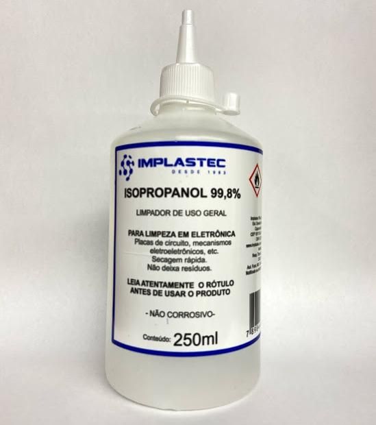 31485 Álcool Isopropanol  99,8%  (Não Corrosivo)  250ml