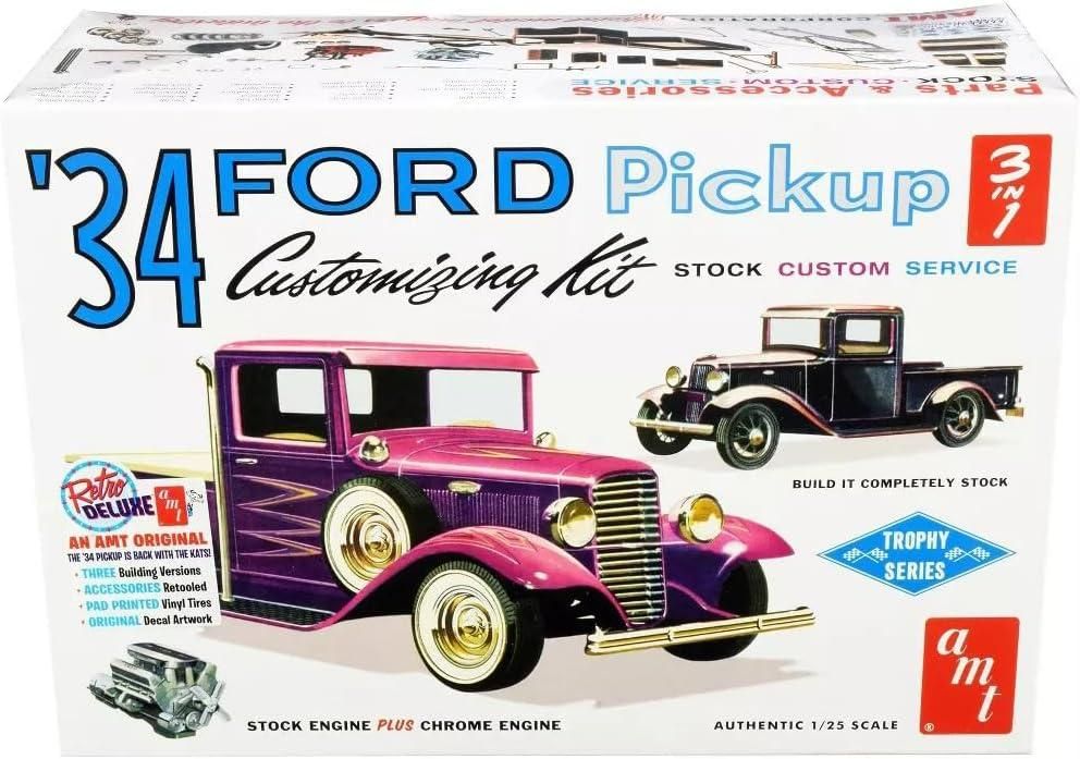 '34 Ford Pickup 1/25 Kit de Montar AMT 1120