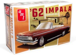 62 Chevrolet Impala Convertible 1/25 Kit de montar AMT 1355