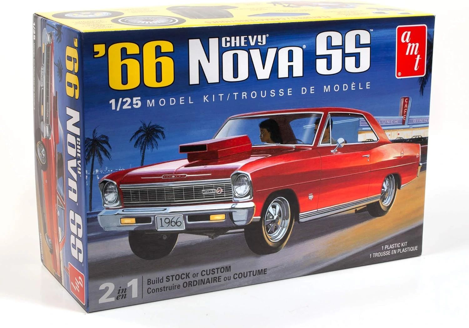 66 Chevy Nova SS 1/25 Kit de montar AMT 1198