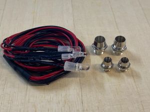 7444-1 Conjunto de Led Composto por 4 Leds (2 Branco 2 Vermelho)