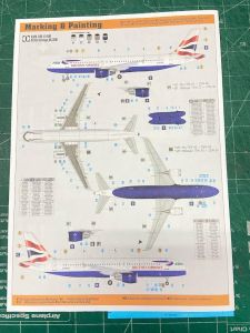 A-320-200 British Airways 1/125 Kit De Montar Mister Craf Sf-09