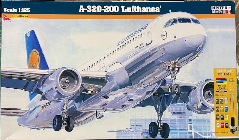 A-320-200 Lufthansa Super Set - 1/125 kit para Para Montar SF-08