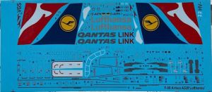 A-320-200 Lufthansa Super Set - 1/125 kit para Para Montar SF-08