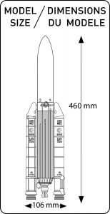 Ariane V - 1/125  Kit Para Montar - Heller 80441