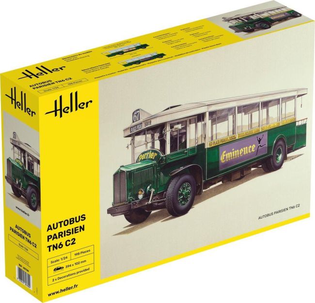 Autobus TN6 C2 1/24 Kit de Montar Heller 80789