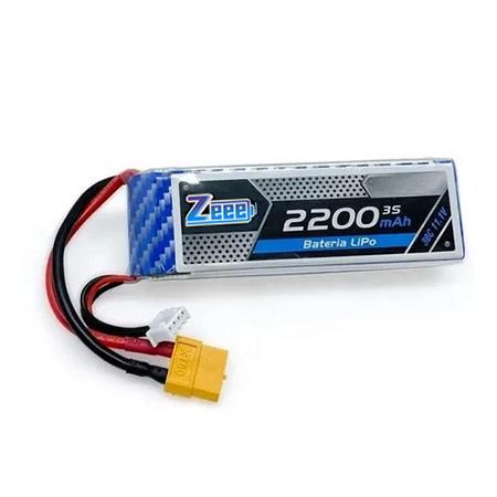 Bateria Lipo 11.1V 3S 2200mAh 35C plug XT60 Soft Case ZEEE