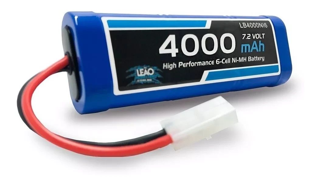 Bateria Nimh 7.2V 4000mAh  Plug Tamiya para Automodemo