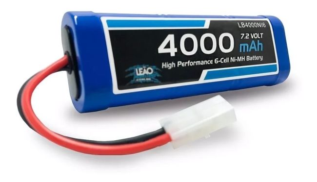 Bateria Nimh 7.2V 4000mAh Plug Tamiya para Automodemo