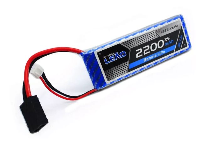 Bateria Para Revinho 1/16 Lipo 2s 7.4v 2200mah Plug Traxxas