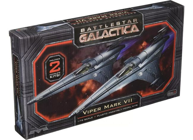 Battlestar Galactica Viper MkVII 2 kits 1/72 de montar Moebius 958