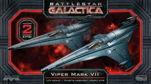 Battlestar Galactica Viper MkVII 2 kits 1/72 de montar Moebius 958