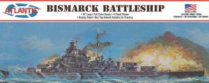 Bismarck Battleship 1/618 Kit de montar Atlantis 3008
