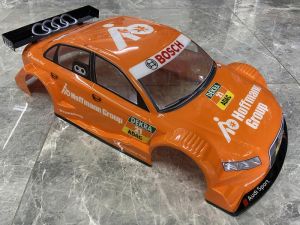 Bolha Audi escala 1/8 para GT2 pintada como na foto
