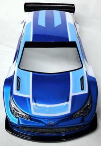 Bolha Corolla GR Hatch escala 1/10 de 190mm azul - PINTADA -