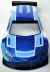 Bolha Corolla GR Hatch escala 1/10 de 190mm azul - PINTADA -