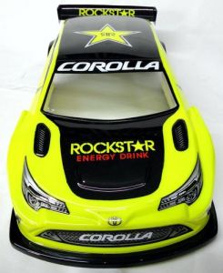 Bolha Corolla GR Hatch escala 1/10 de 190mm - prt-aml - PINTADA -