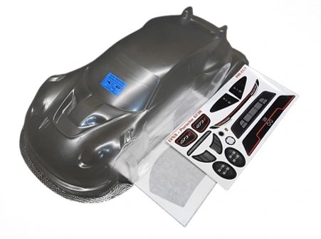 Bolha Porsche 911 GT3R escala 1/10 de 190mm - sem pintura