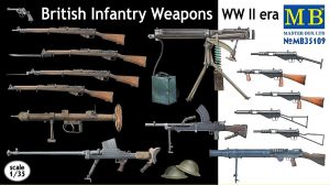 British infantry weapons WWII era - 1/35 Kit de Montar MB35109