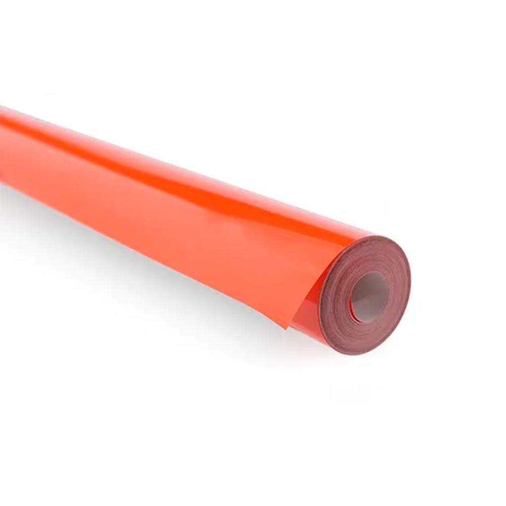 Chinakote Orange 64 cm largura Plástico termoadesivo
