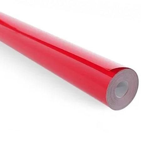 Chinakote VERMELHO 64cm largura Plástico termoadesivo