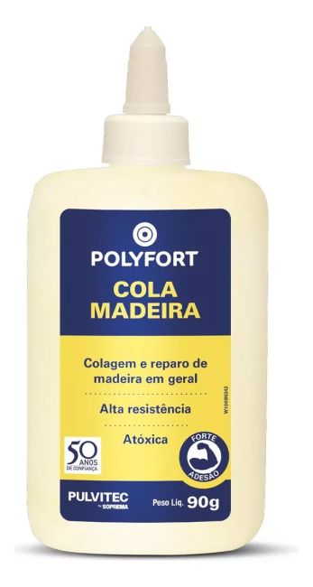 Cola para madeira balsa e compensado Extraforte 90g POLYFORT