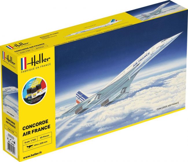 Concorde Air France  - 1/125 Kit de Montar Heller 56445