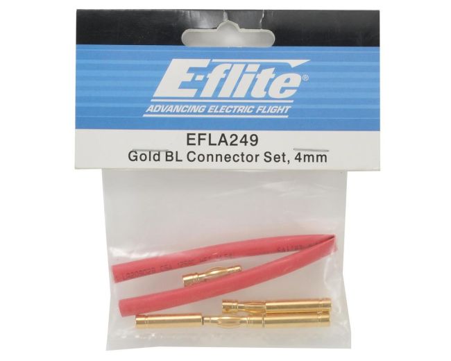 Conectores Bullet de 4mm com termorretrátil  E-flite 248