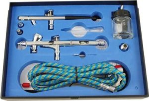 Conjunto com 2 Aerógrafos Fengda BD-280K com bicos de 0,25 e 0,30mm 