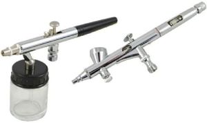 Conjunto com 2 Aerógrafos Fengda BD-280K com bicos de 0,25 e 0,30mm 