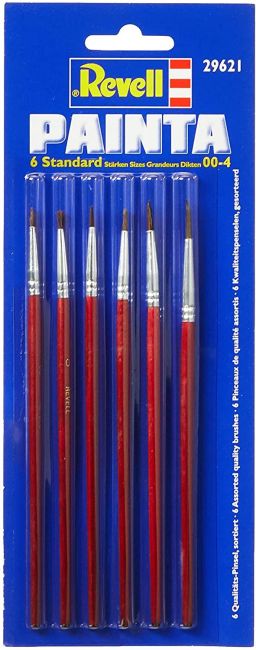 Conjunto De Pinceis (3) Painta Flatbrush Revell 29621