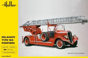 Delahaye Type 103 Pompiers 1/24 Kit de Montar Heller 80780