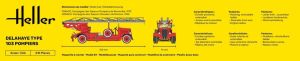 Delahaye Type 103 Pompiers 1/24 Kit de Montar Heller 80780