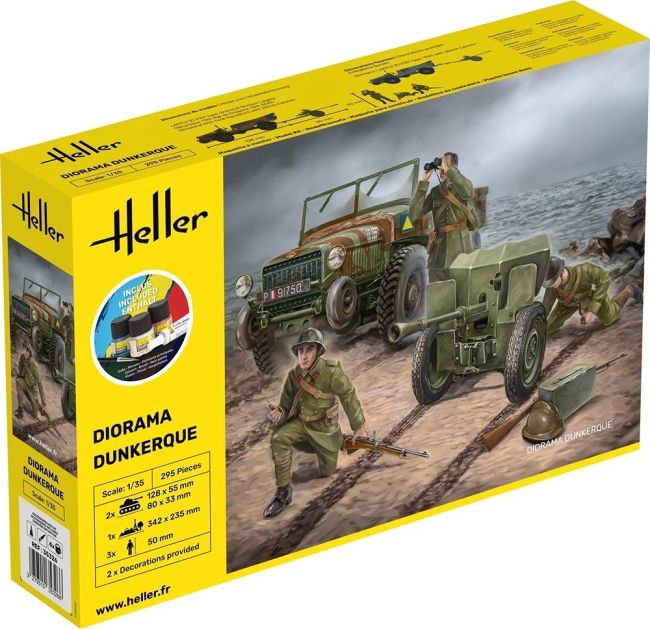 Diorama Dunkerque 1/35 Kit De Montar Heller 35326