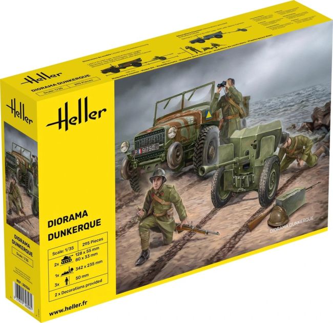 Diorama Dunkerque 1/24 Kit De Montar Heller 30326
