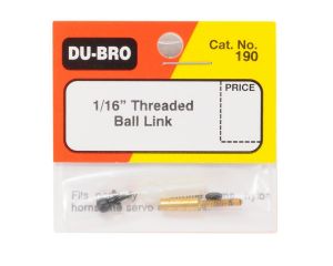 DUBRO 190 Ball Link 1/16 Elos esféricos rosqueados Dub 190