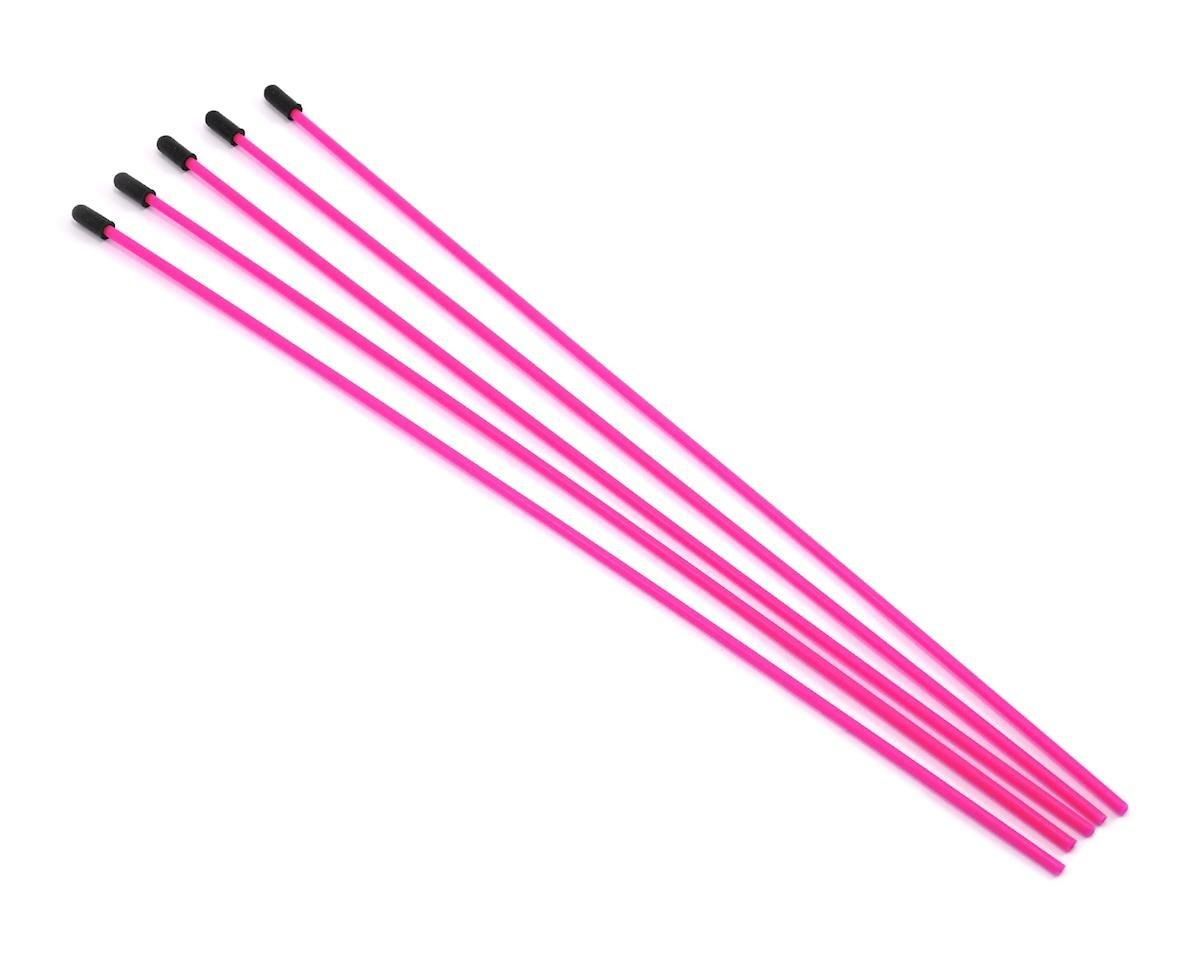 DUBRO 2355P Tubo de antena dubro RC com tampas (rosa fluor)