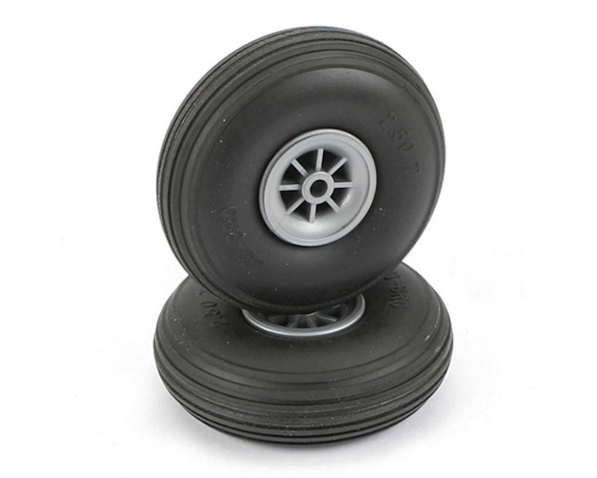 Dubro 250T Rodas De Borracha De 2.1/2" - Par de rodas