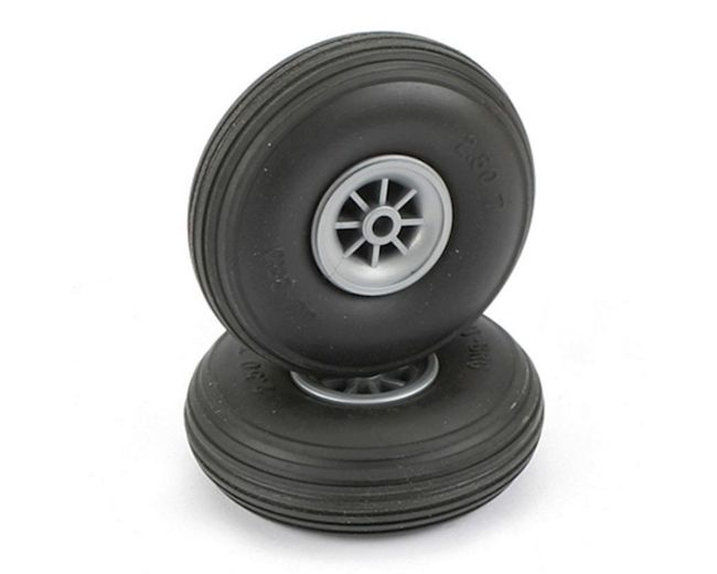 Dubro 250T Rodas De Borracha De 2.1/2" - Par de rodas