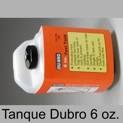 DUBRO 406 Tanque de combustível GLOW de 6 Oz. (180ml)