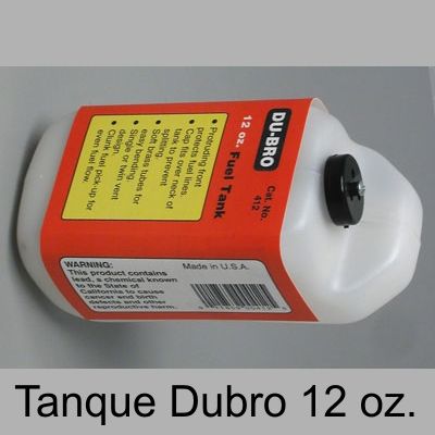 DUBRO 412  Tanque de combustível para GLOW de 12 Oz. (360ml)