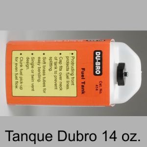 DUBRO 414 Tanque de combustível para GLOW de 14 Oz. (420ml)