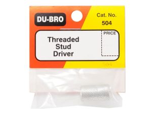 DUBRO 504 Driver de pino roscado 4-40 ou 2-56 Threaded Stud Driver
