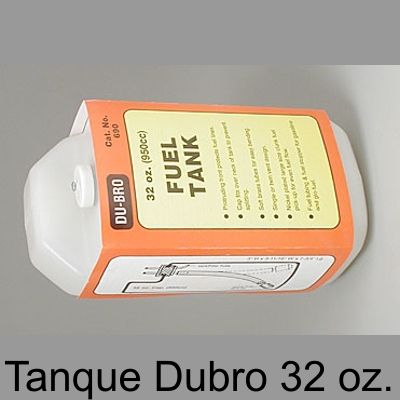 DUBRO 690 Tanque de combustível para GLOW/GAS de 32 Oz. (950ml)